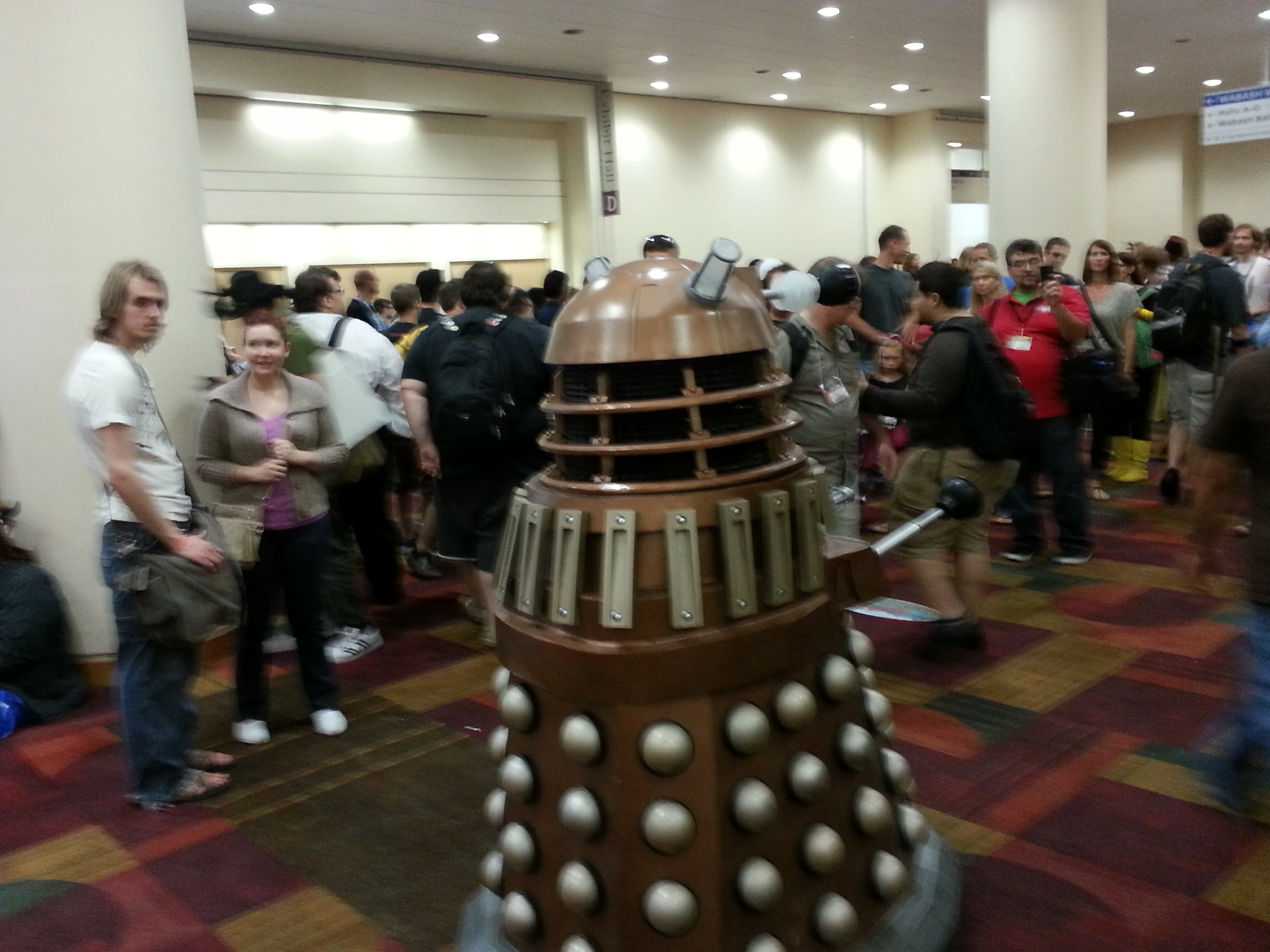 Someone call the Doctor. I saw a couple of them around.